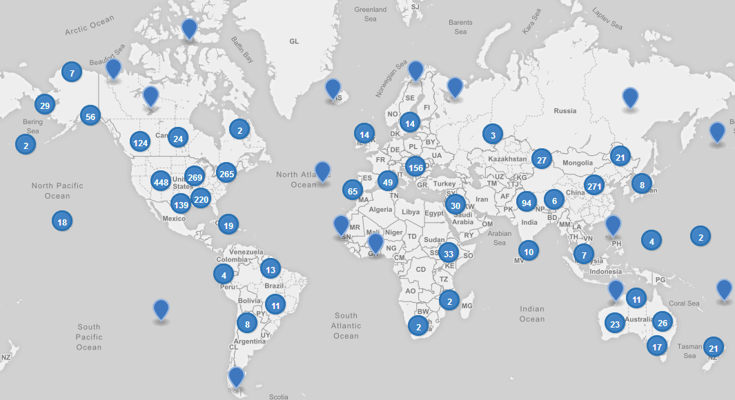 EnergyPlus.net Weather File Locations