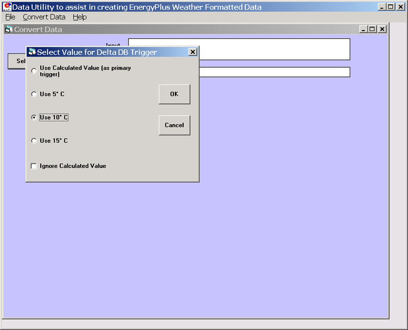 Delta DB Trigger Selection