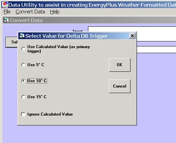 Delta DB Trigger Selection